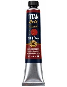 ÓLEO TITÁN EXTRAFINO102 ROJO INGLÉS OSCURO 60ml serie 1