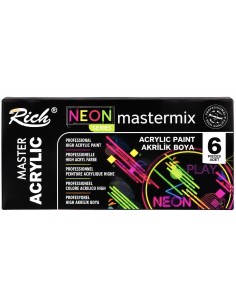 MASTERMIX NEÓN 6 COLORES 60cc (Rich)