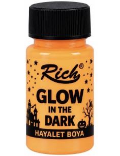 PINTURA GLOW IN THE DARK NARANJA 50ml (Rich)