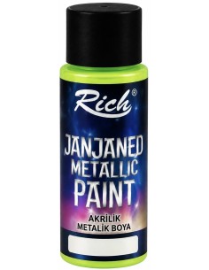 PINTURA JANJANED METALLIC GREEN 03451 60ml (Rich)