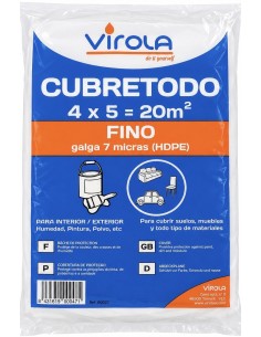 CUBRETODO FINO 4X5 7micras (Virola)