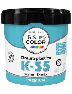PINTURA PLÁSTICA MATE  K-35  4lt (Iris Color)