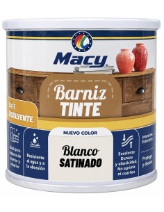 BARNIZ TINTE SATINADO BLANCO 125ml (Macy)