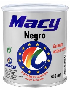 ESMALTE ANTICALÓRICO NEGRO 750ml (Macy)
