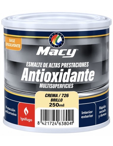 ESMALTE ANTIOXIDANTE BRILLO CREMA 726   250ml ALTAS PRESTACIONES (Macy)