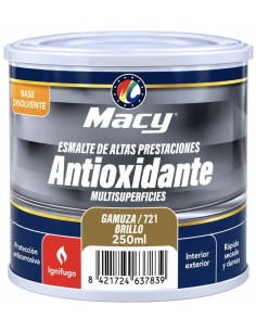 ESMALTE ANTIOXIDANTE BRILLO GAMUZA 721   250ml ALTAS PRESTACIONES (Macy)