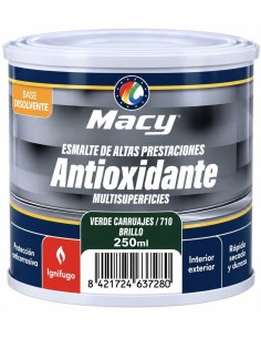 ESMALTE ANTIOXIDANTE BRILLO VERDE CARRUAJES 710   250ml ALTAS PRESTACIONES (Macy)