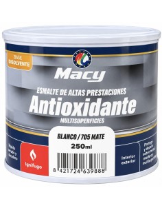 ESMALTE ANTIOXIDANTE MATE BLANCO 705   250ml ALTAS PRESTACIONES (Macy)