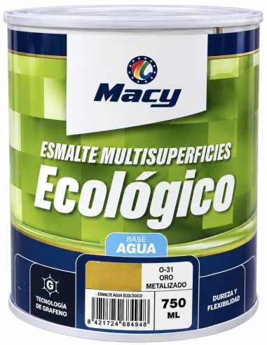 ESMALTE ECOLÓGICO METALIZADO ORO 0-31 750ml (Macy)