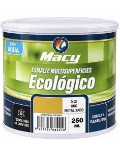 ESMALTE ECOLÓGICO ORO METALIZADO 250ml (Macy)