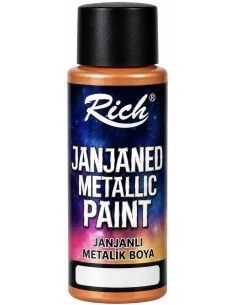PINTURA JANJANED METALLIC ORANGE 03453 60ml (Rich)