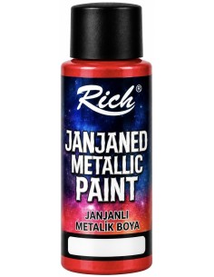 PINTURA JANJANED METALLIC RED 03449 60ml (Rich)