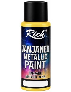PINTURA JANJANED METALLIC YELLOW 03448 60ml (Rich)