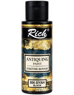 TINTE ANTIQUING PAINT BLACK Nº03040 120cc (Rich)