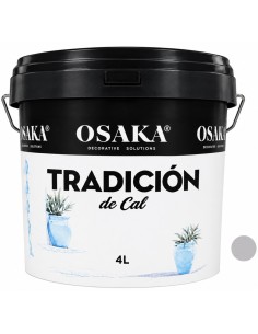 REVESTIMIENTO A LA CAL TRADICIÓN GRIS CLARO Nº10 4lt (Osaka)
