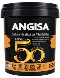PINTURA PLÁSTICA MATE BLANCO ALASKA ANGISA 750ml 50 ANIVERSARIO