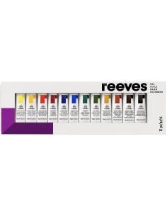 ESTUCHE 12 TUBOS ÓLEO 10ml REEVES