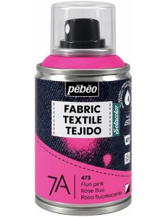 SPRAY TEJIDOS ROSA FLUORESCENTE 100ml (Pebeo)