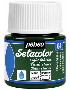 PINTURA TELA SETACOLOR VERDE PRADERA Nº04 TELAS CLARAS 45ml