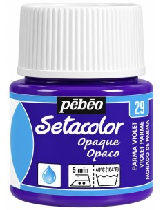 PINTURA TELA SETACOLOR VIOLETA DE PARMA Nº29  TELAS CLARAS 45ml