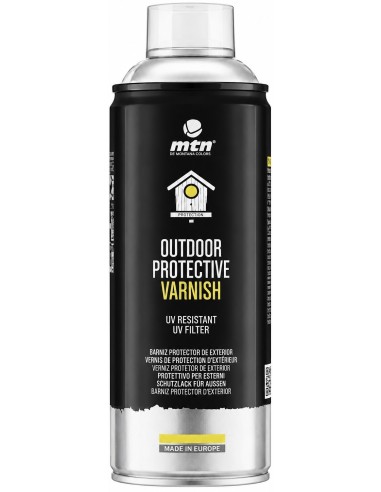 SPRAY BARNIZ PROTECTOR EXTERIOR MATE AL AGUA 400ml