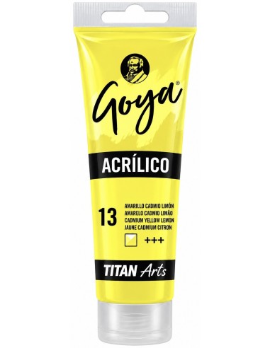 ACRÍLICO GOYA ESTUDIO 13 AMARILLO CADMIO LIMÓN TONO 125ml (oferta)