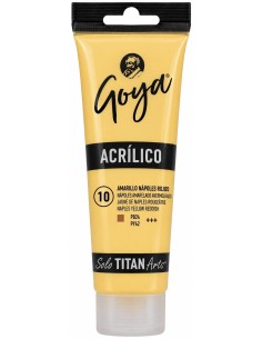 ACRÍLICO GOYA ESTUDIO 10 AMARILLO NÁPOLES ROJIZO 125ml (oferta)