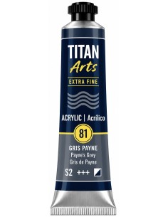 ACUARELA EXTRA FINA GRIS PAYNE Nº81  20ml serie 1 TITÁN