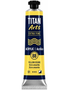 ACUARELA EXTRA FINA OCRE AMARILLO Nº88  20ml serie 1 TITÁN