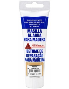 MASILLA PARA MADERA AL AGUA ROBLE 150grs (Promade)