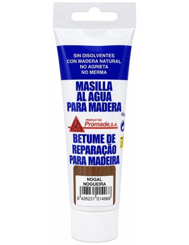 MASILLA PARA MADERA AL AGUA NOGAL 150grs (Promade)