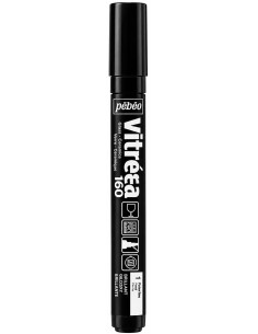 ROTULADOR PARA VIDRIO VITREA 160 COLOR NEGRO 1.2 (Pebeo)