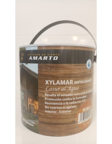 XYLAMAR IMPREGNANTE LASUR AL AGUA MATE  ROBLE 2,5lt (Amarto)