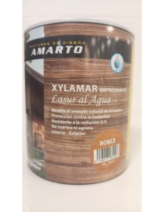 XYLAMAR IMPREGNANTE LASUR AL AGUA MATE  ROBLE 750ml (Amarto)