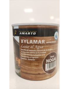 XYLAMAR IMPREGNANTE LASUR AL AGUA MATE NOGAL 250ml (Amarto)