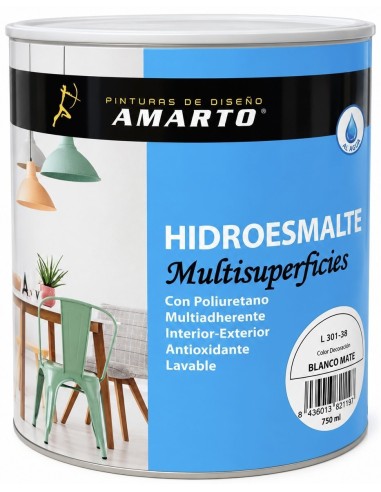 HIDROESMALTE MULTISUPERCIES MATE BLANCO 750ml (Amarto)