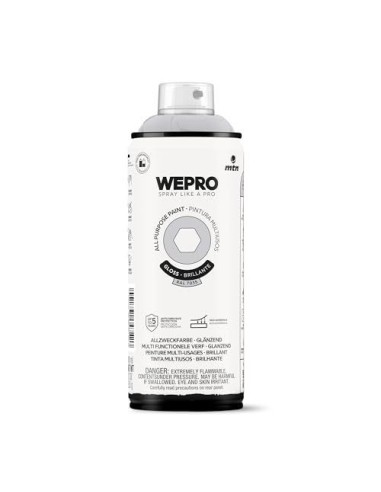 SPRAY WEPRO BASE DISOLVENTE RAL 7035 GRIS ALASKA  400ml