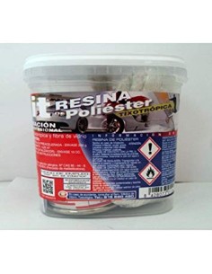 KIT RESINA POLIÉSTER 250gr PLAINSUR