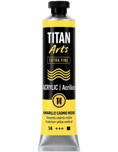 ACRÍLICO TITÁN EXTRAFINO AMARILLO CADMIO MEDIO Nº14 serie 4