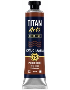 ACRÍLICO TITÁN EXTRAFINO PARDO ÓXIDO Nº75 60ml serie 2