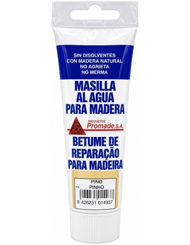 MASILLA PARA MADERA AL AGUA PINO 150grs (Promade)