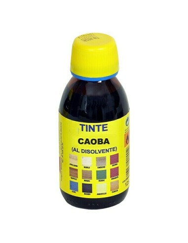 TINTE AL DISOLVENTE CAOBA 125ml PROMADE