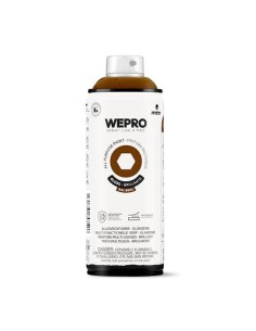 SPRAY WEPRO BASE DISOLVENTE RAL 8002 MARRÓN WHISKEY  400ml