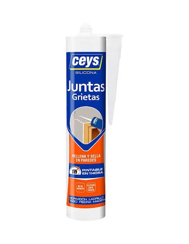 MASILLA ACRÍLICA GRIETAS FLEX BLANCA 280 ml CEYS