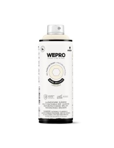 SPRAY WEPRO BASE DISOLVENTE RAL 1013 AMARILLO SOJA 400ml