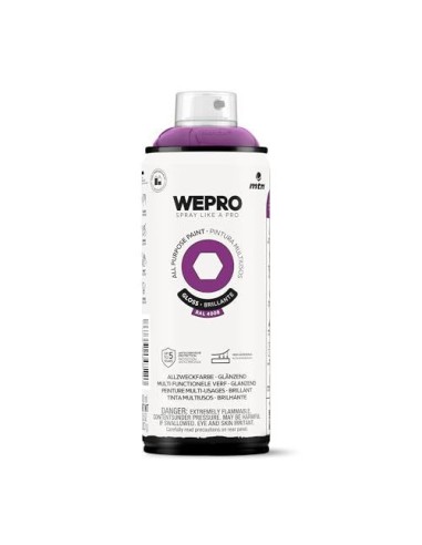 SPRAY WEPRO BASE DISOLVENTE RAL 4008 VIOLETA FOLK 400ml