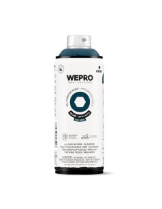 SPRAY WEPRO BASE DISOLVENTE RAL 5020 AZUL MOANA 400ml
