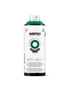 SPRAY WEPRO BASE DISOLVENTE RAL 6016 VERDE SUAVAGE  400ml