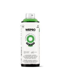SPRAY WEPRO BASE DISOLVENTE RAL 6018 VERDE FIONA  400ml