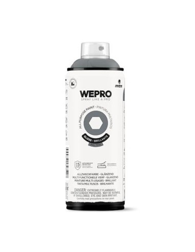 SPRAY WEPRO BASE DISOLVENTE RAL 7031 GRIS BERLÍN  400ml